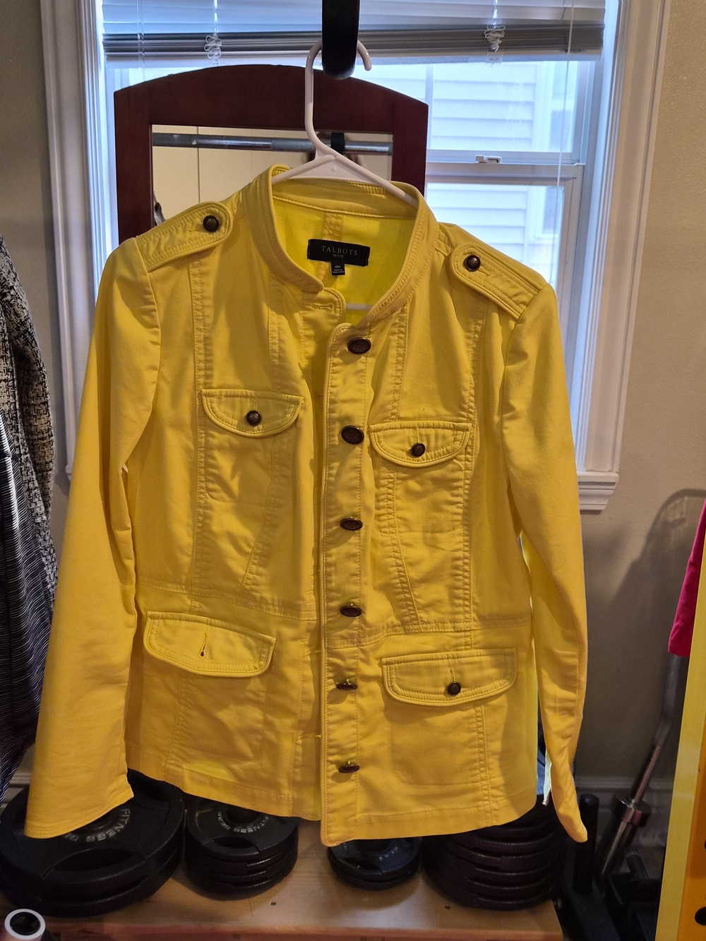 Talbots Bright Yellow Women's Utility Jacket